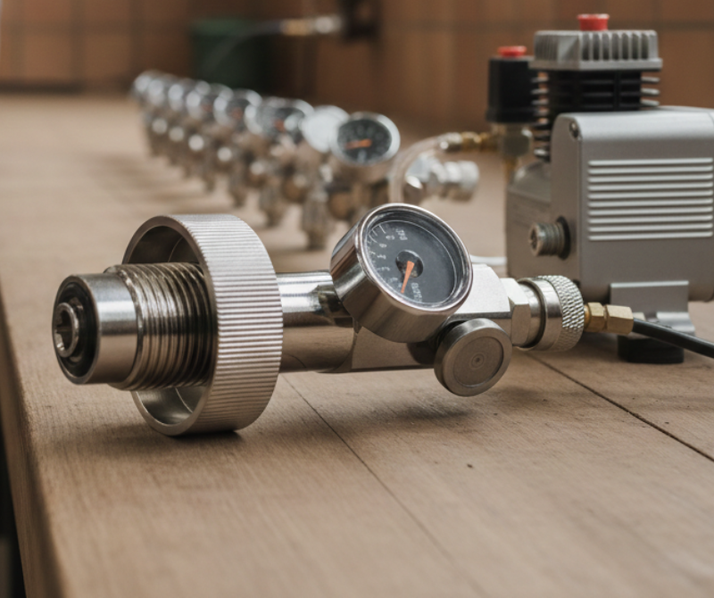 HP Fill Station Measurement Gauge – Equipment Support Accessory